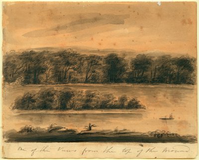 One of the Views from the Top of the Mound by Anna Maria von Phul